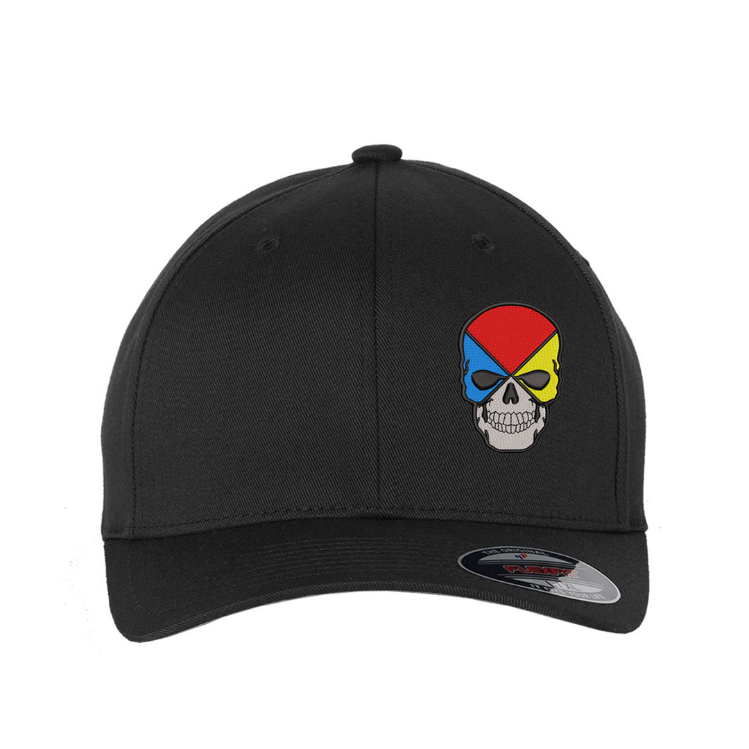 Hazmat Skull Flexfit Hat