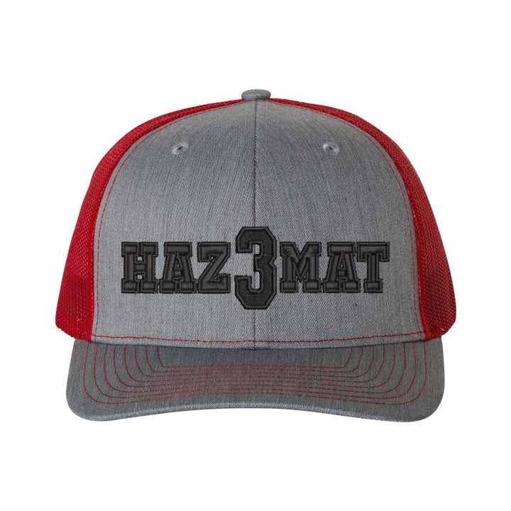 Personalized Haz Mat Blackout Snapback Trucker Hat