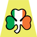 Irish Shamrock - Helmet Tetrahedron Decal