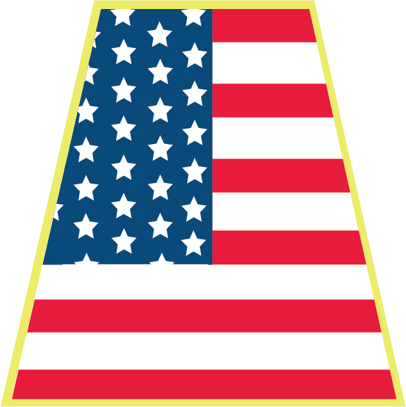 American Flag - Helmet Tetrahedron