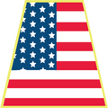 American Flag - Helmet Tetrahedron