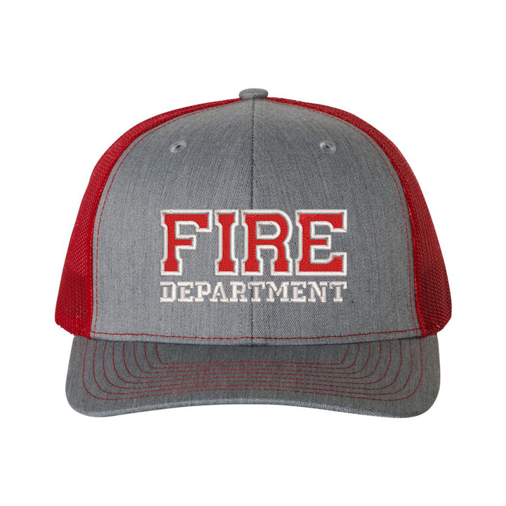Fire Department Snapback Trucker Hat