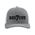 Personalized Rescue Blackout Snapback Trucker Hat