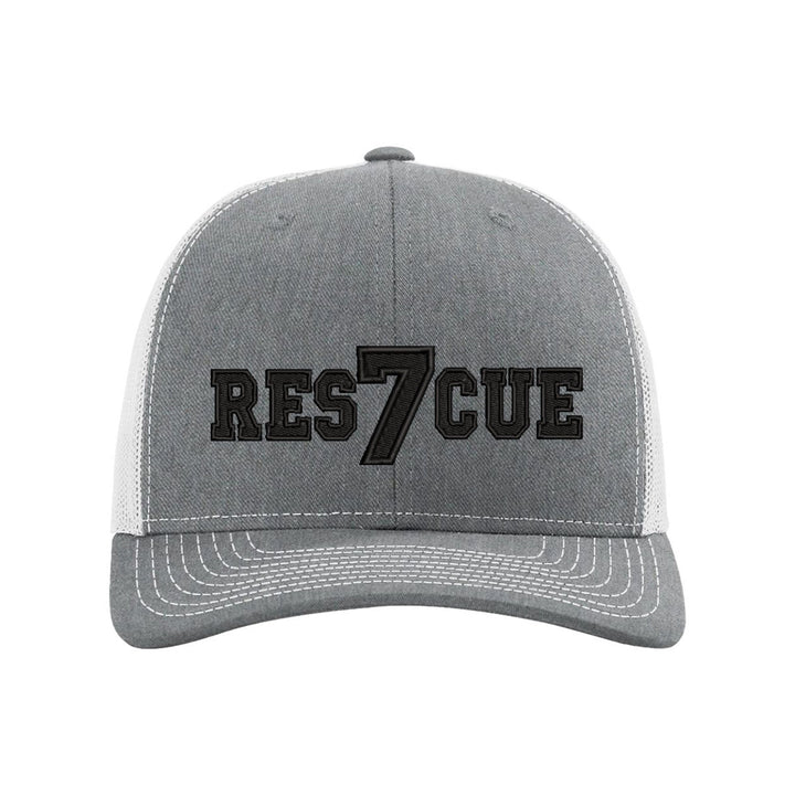 Personalized Rescue Blackout Snapback Trucker Hat