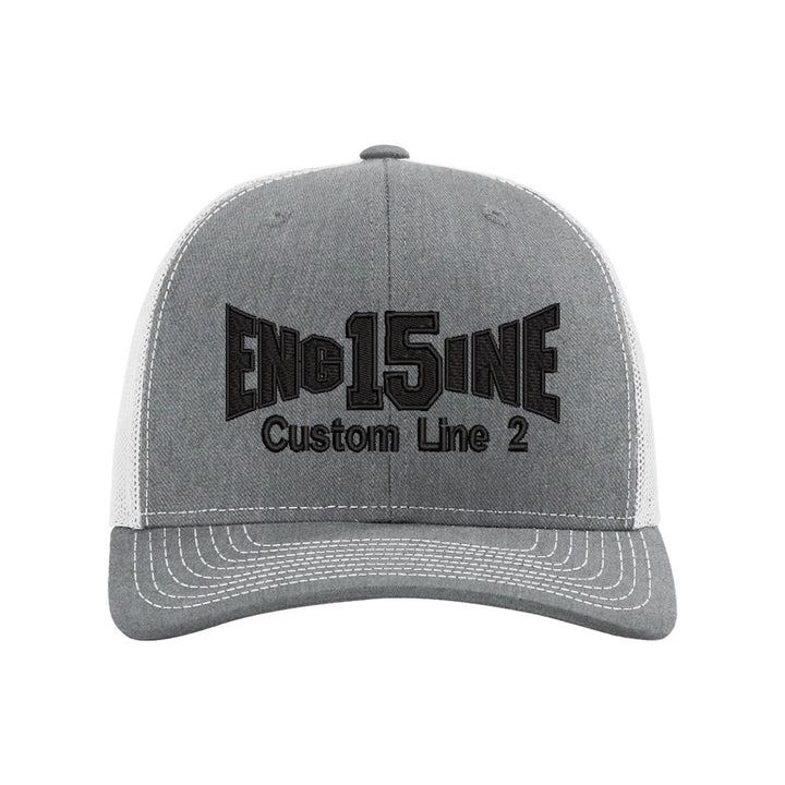 Personalized Fire Dept Engine Snapback Trucker Hat