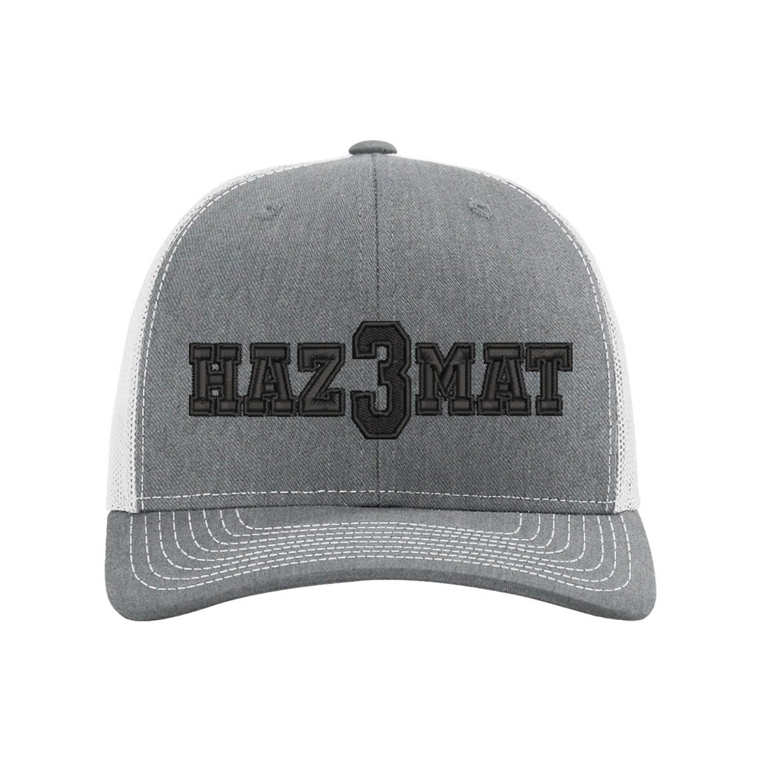 Personalized Haz Mat Blackout Snapback Trucker Hat