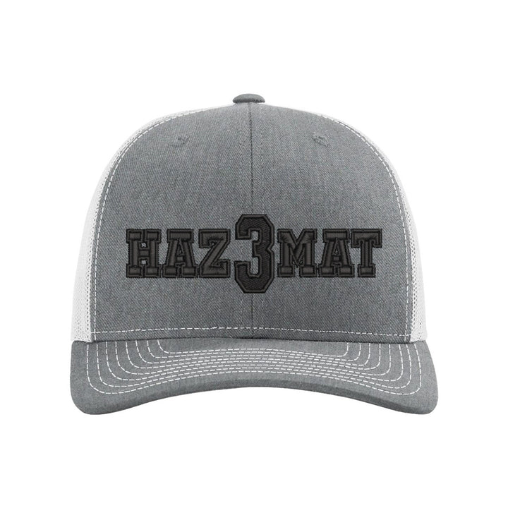 Personalized Haz Mat Blackout Snapback Trucker Hat