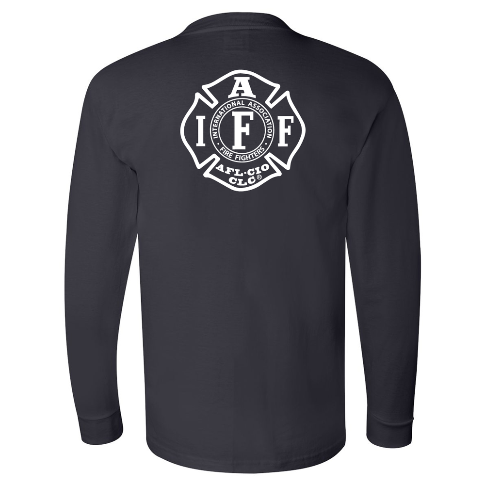 Made in USA IAFF Licensed Long Sleeve Firefighter Shirt