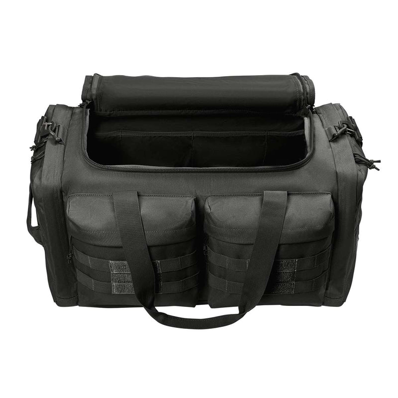 IAFF duffel bag with ventilated shoe compartment and padded carry handles