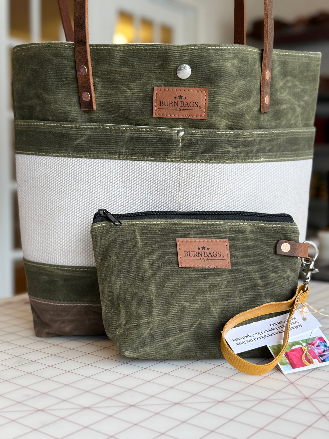 Olive Green Classic Burn Bag