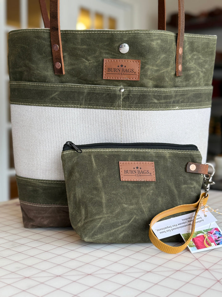 Olive Green Classic Burn Bag