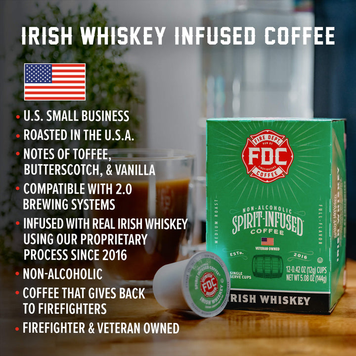 Irish Whiskey Infused Coffee Pods