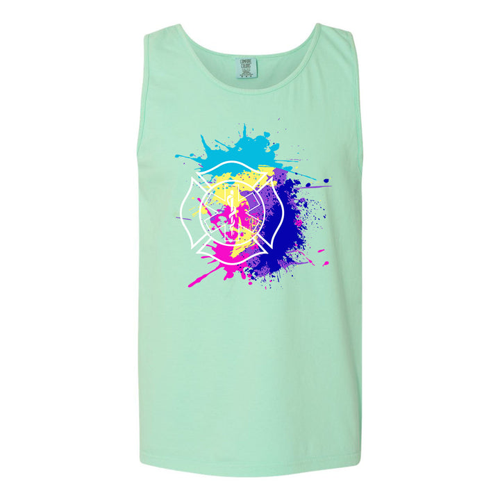 FFC 343 Fire Rescue Miami Vice Heavyweight Tank Top