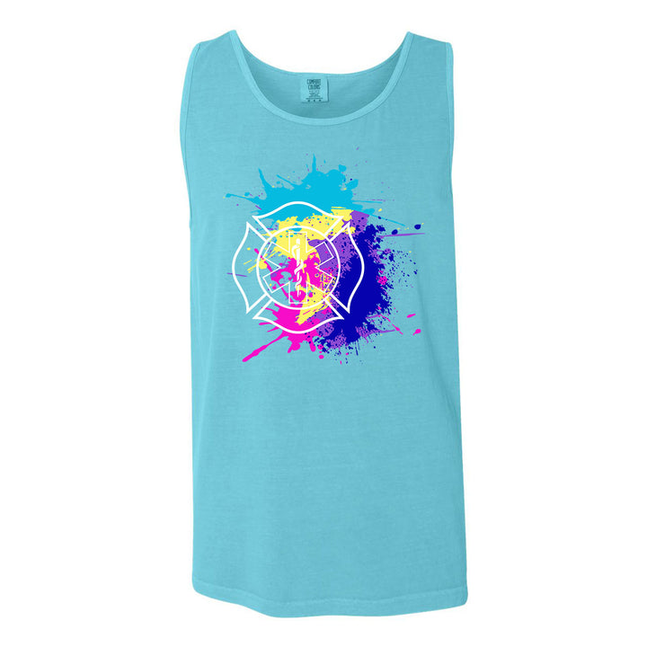 FFC 343 Fire Rescue Miami Vice Heavyweight Tank Top