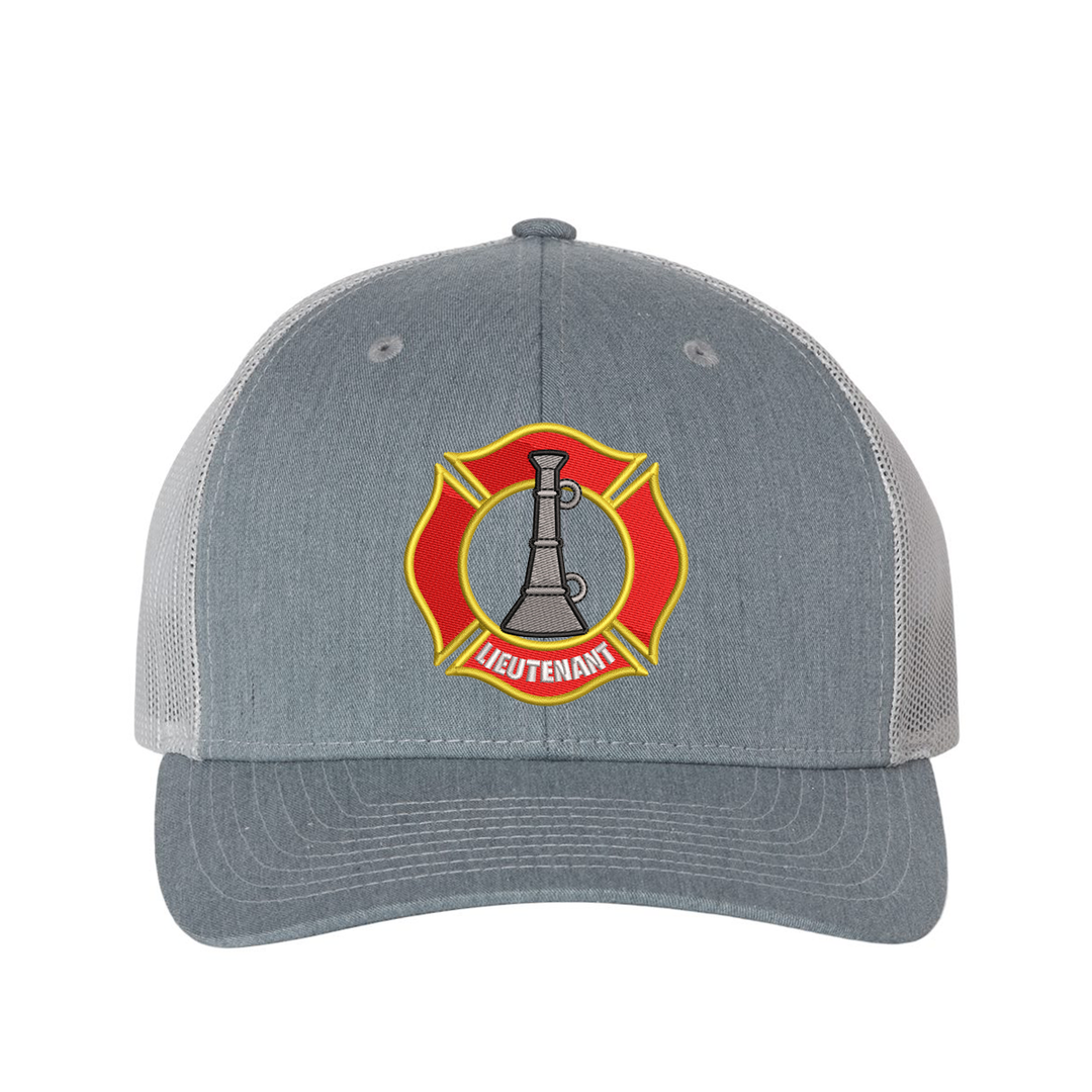 One Bugle Fire Lieutenant Snapback Trucker Hat