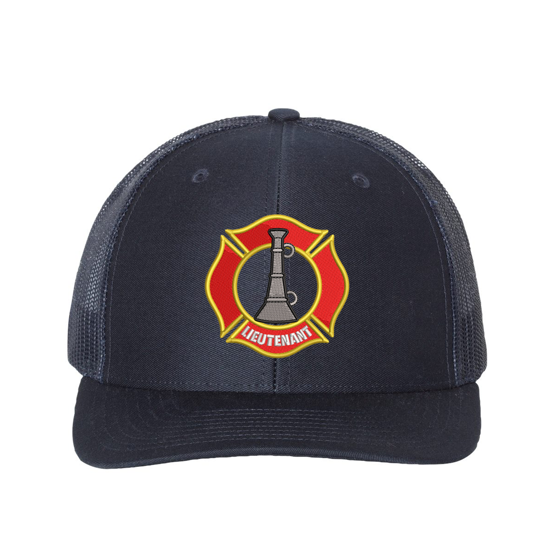 One Bugle Fire Lieutenant Snapback Trucker Hat