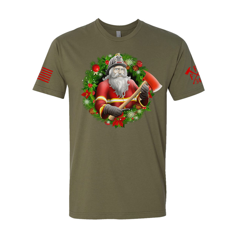 Christmas firefighter shirt for gifting