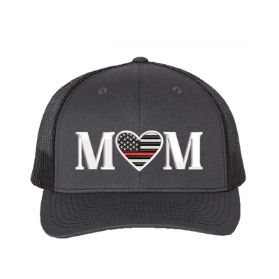 Firefighter Mom Snapback Trucker Hat
