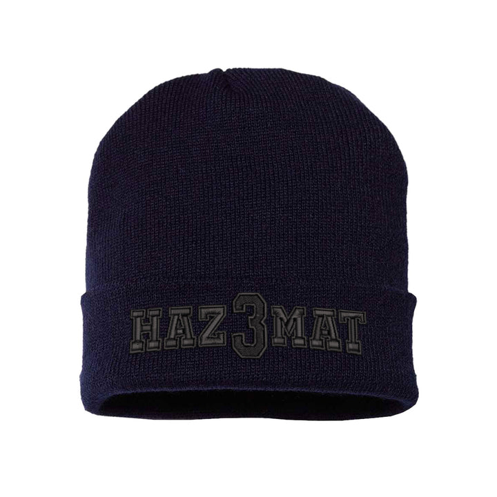 Personalized Haz Mat Cuffed Beanie