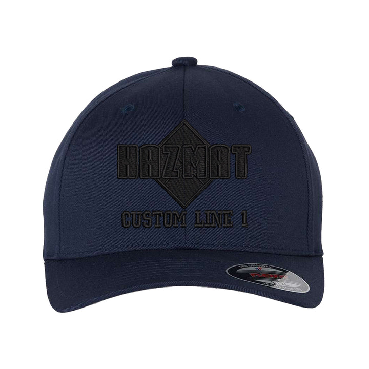 Customized Hazmat Blackout Flexfit Hat