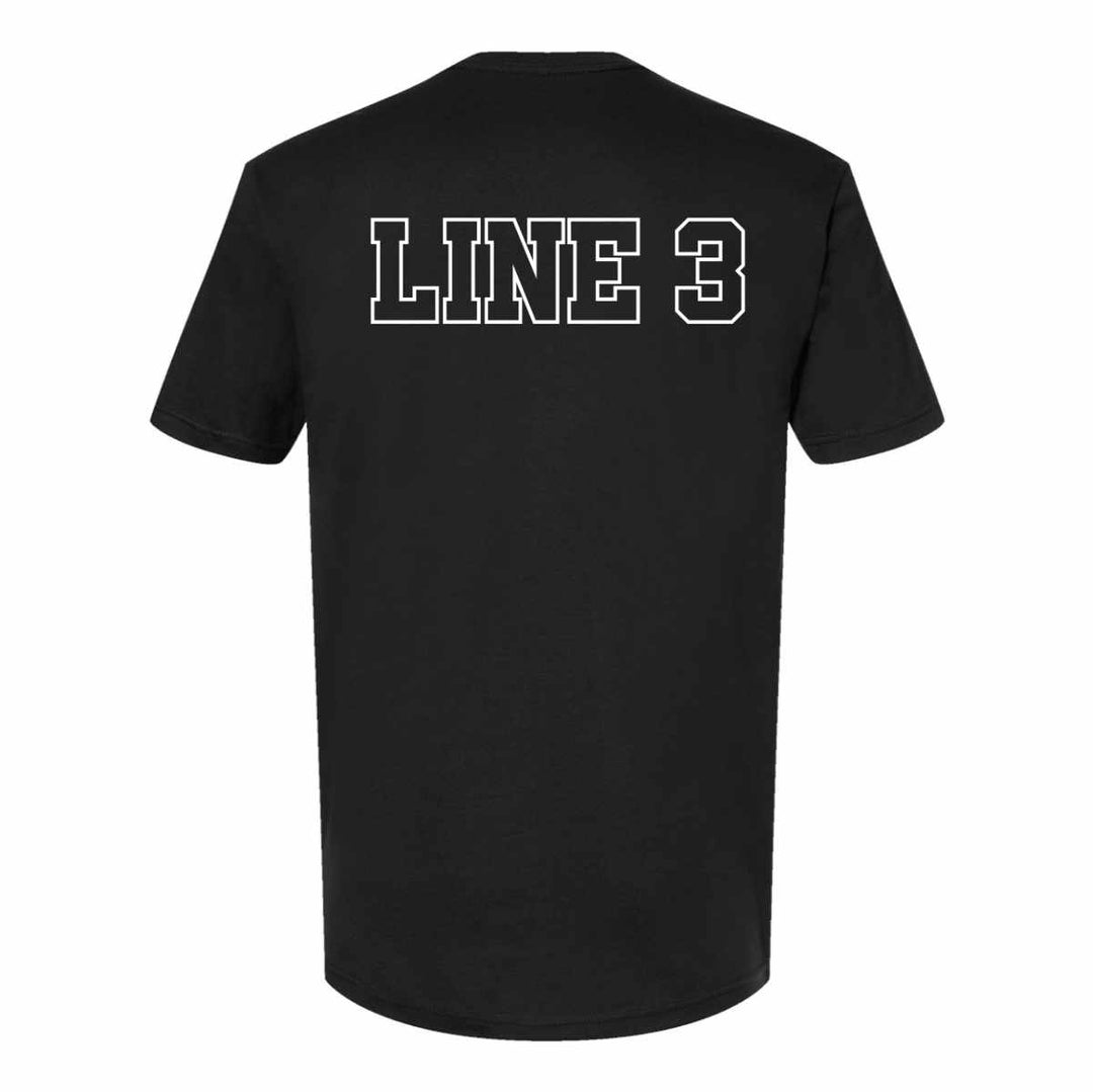 Fire Chaplain premium t-shirt for first responders with initials
