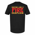 Customized Red & Yellow Fire Chaplain Premium T-Shirt