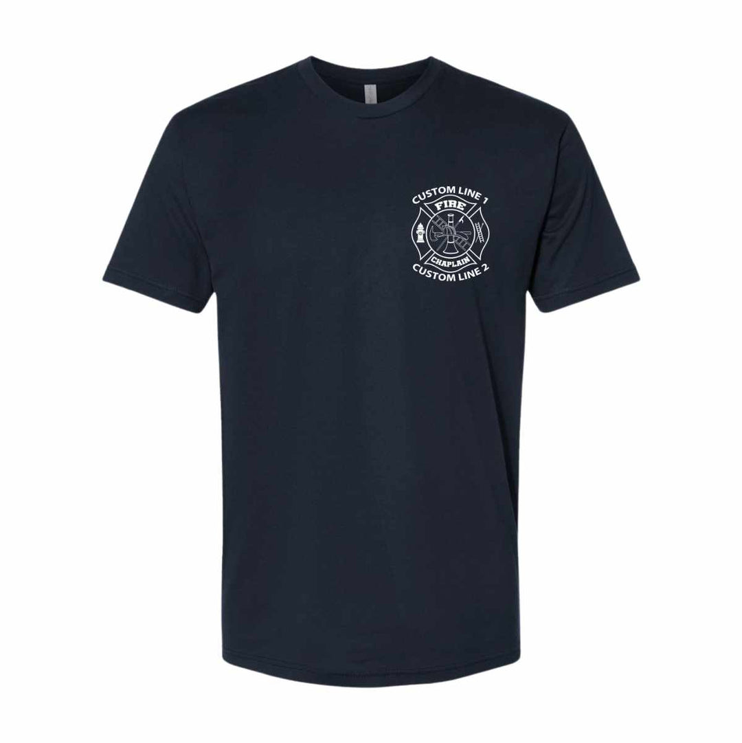 Personalized Fire Chaplain t-shirt for chaplain services