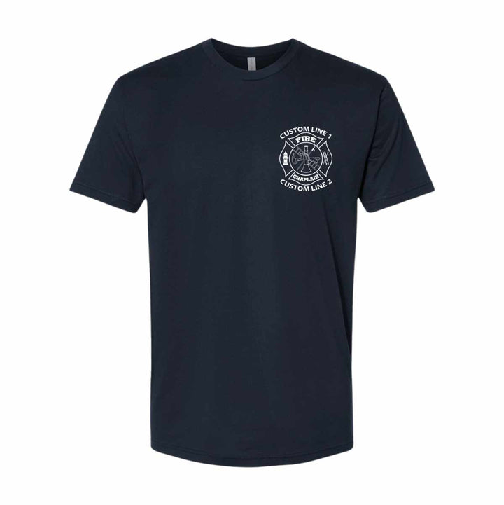 Personalized Fire Chaplain t-shirt for chaplain services