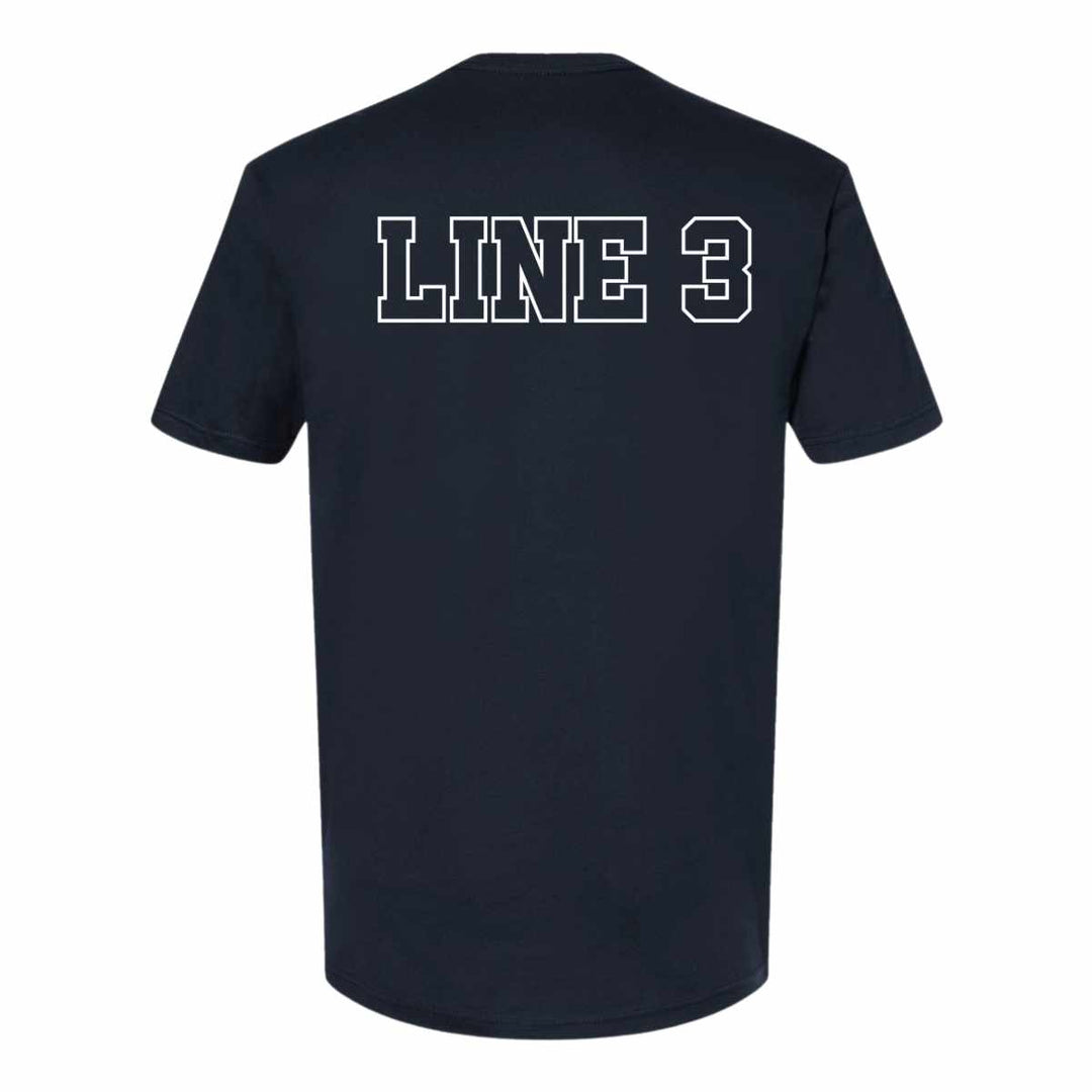 Fire department Fire Chaplain t-shirt with department logo