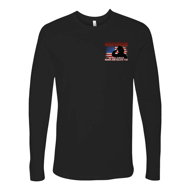 Salute Veteran's Premium Long Sleeve Shirt