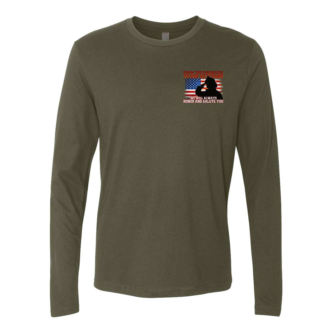 Salute Veteran's Premium Long Sleeve Shirt