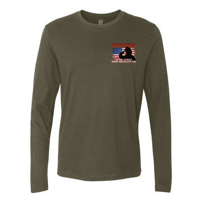 Salute Veteran's Premium Long Sleeve Shirt