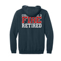 Customized Fire Retired Carhartt® Midweight Full-Zip Hoodie