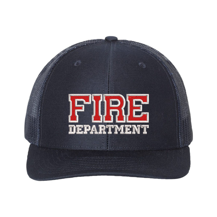 Fire Department Snapback Trucker Hat