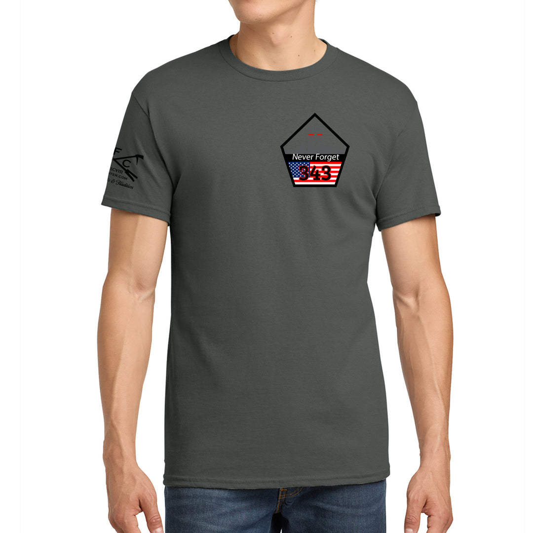 Never-Forget-911-Pentagon-T-Shirt-front #color_charcoal