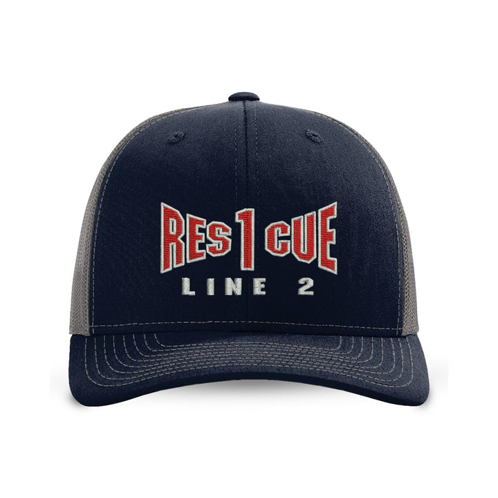 Personalized Fire Rescue Snapback Trucker Hat