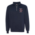 Customized USA Made Classic Quarter Zip Job Shirt with Fire Chaplain Embroidery