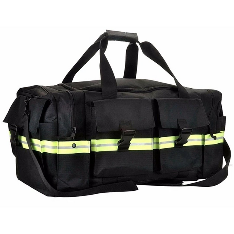Firefighter Black Duffle Bag