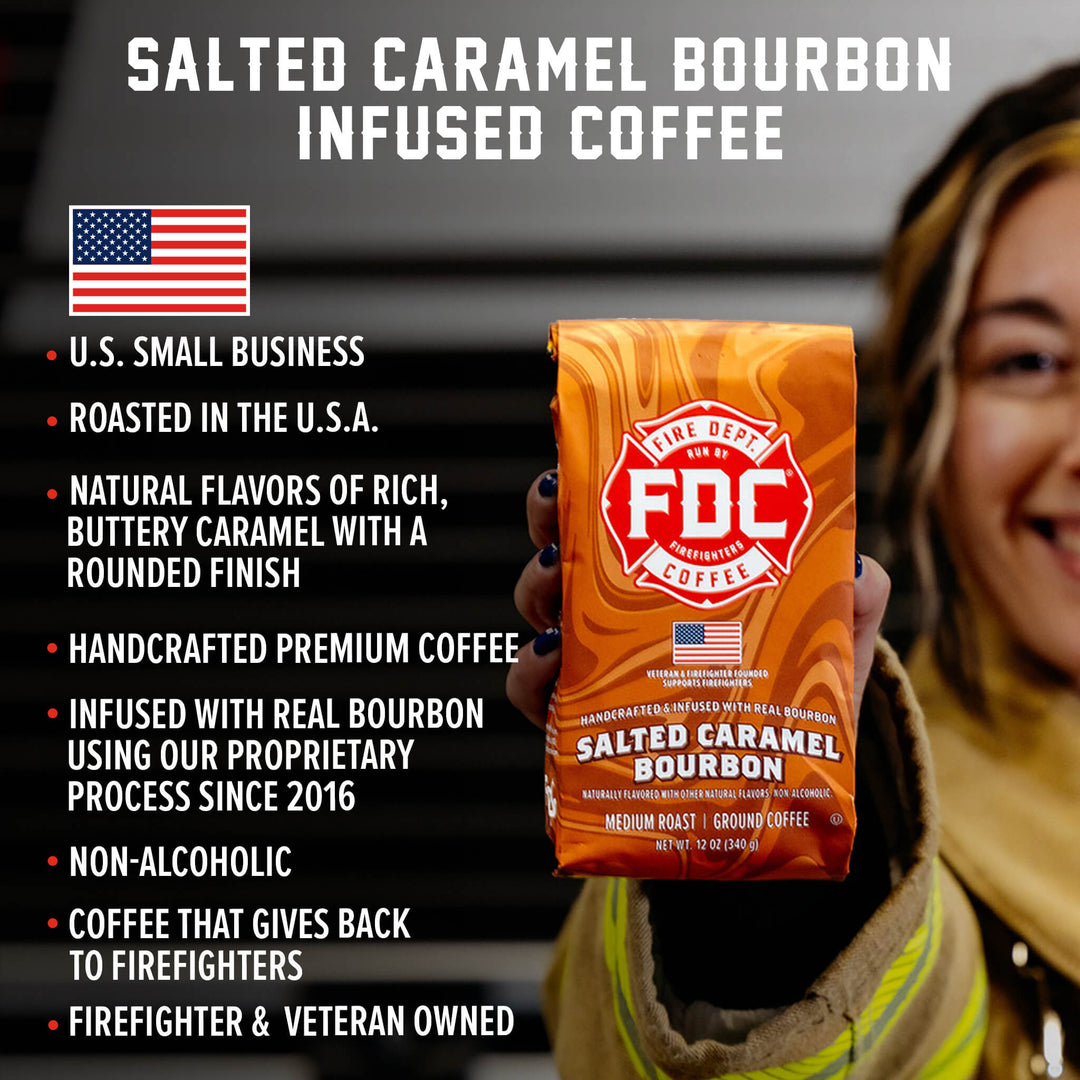 Salted Caramel Bourbon Infused Coffee