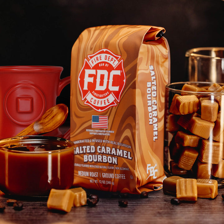 Salted Caramel Bourbon Infused Coffee
