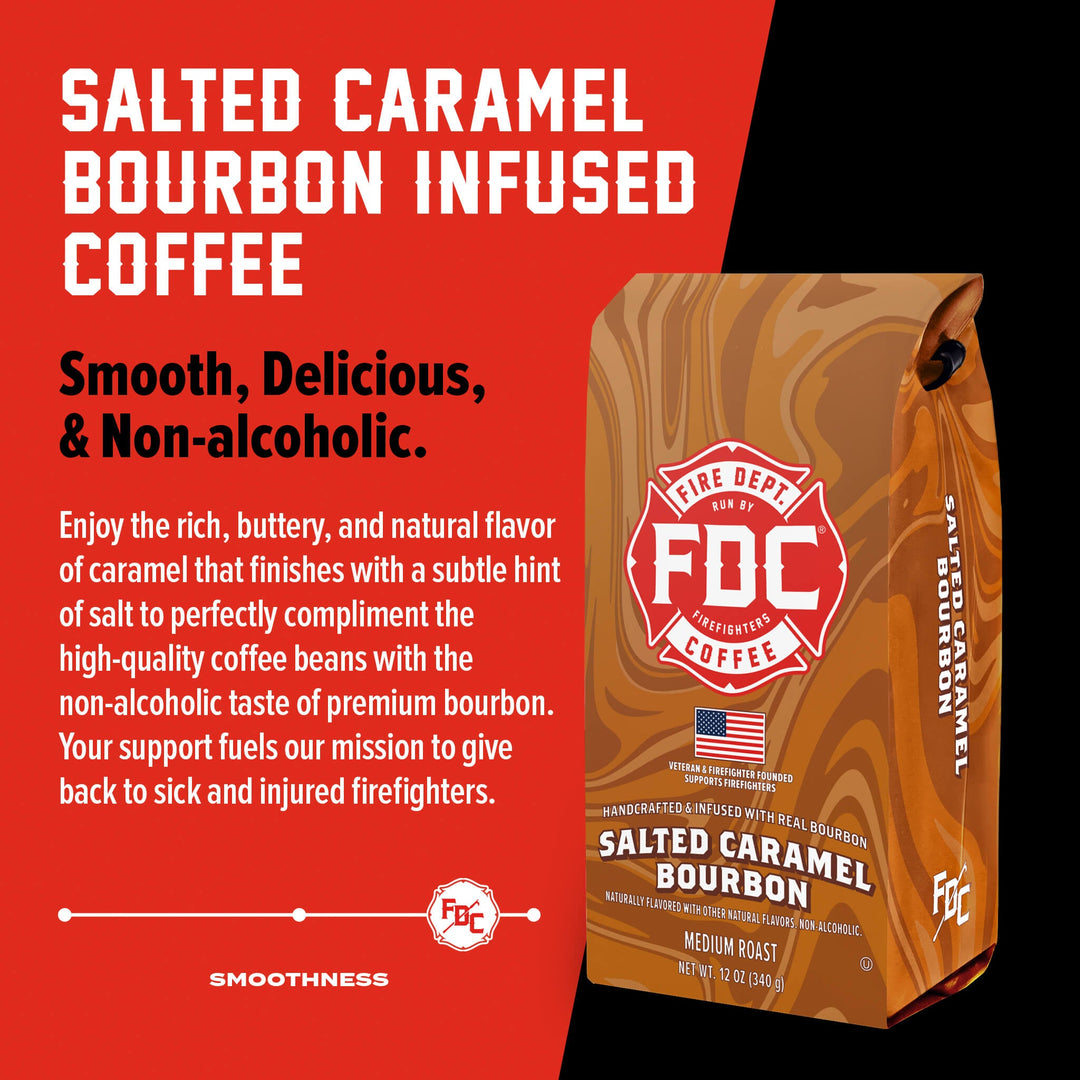 Salted Caramel Bourbon Infused Coffee