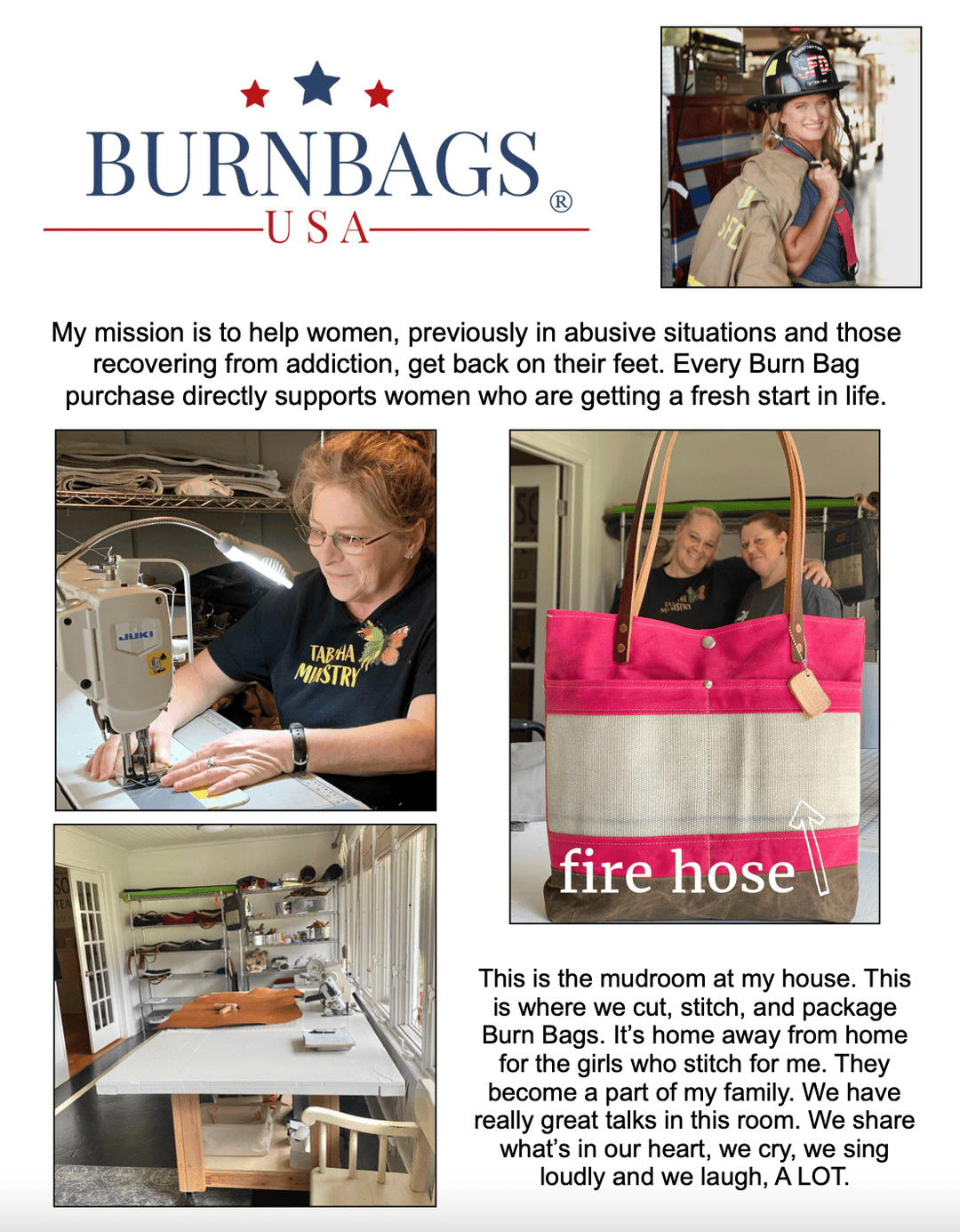 Crossbody Burn Bag- Navy