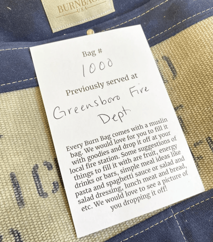 Red Crossbody Burn Bag