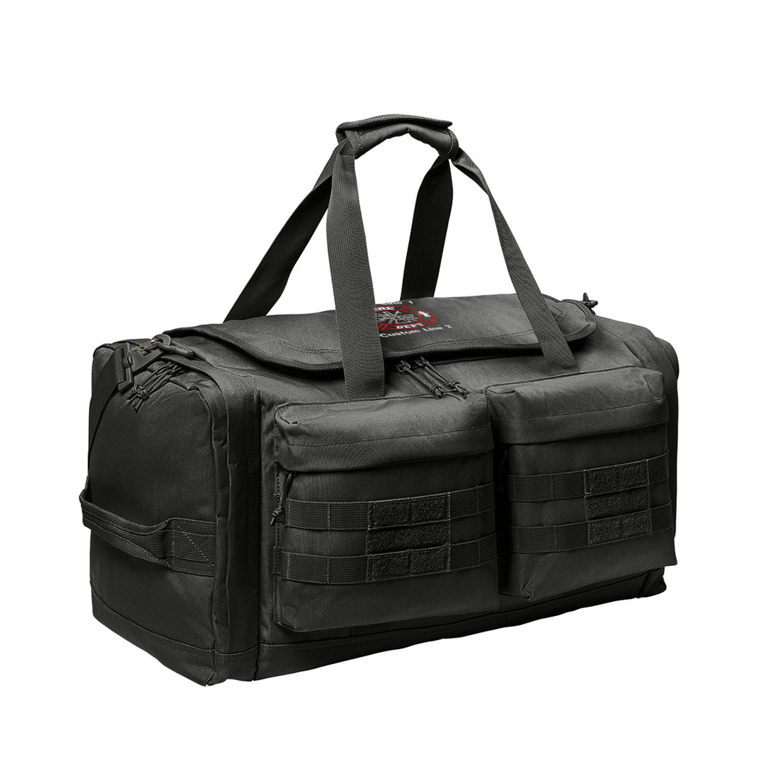 Customized Tactical Duffel Bag with Fire Department Embroidery