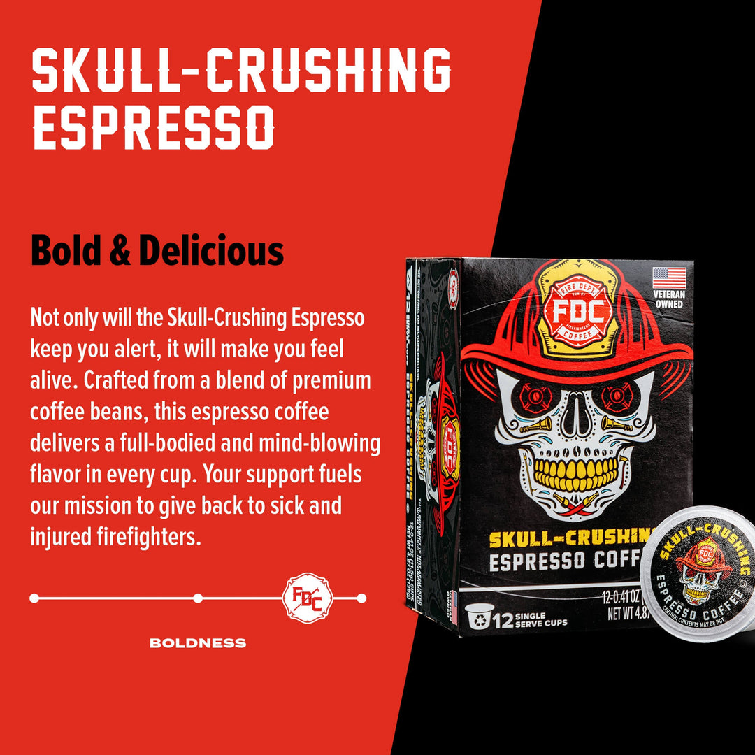 Skull Crushing Espresso Coffee Pods