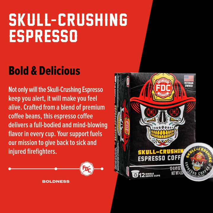 Skull Crushing Espresso Coffee Pods