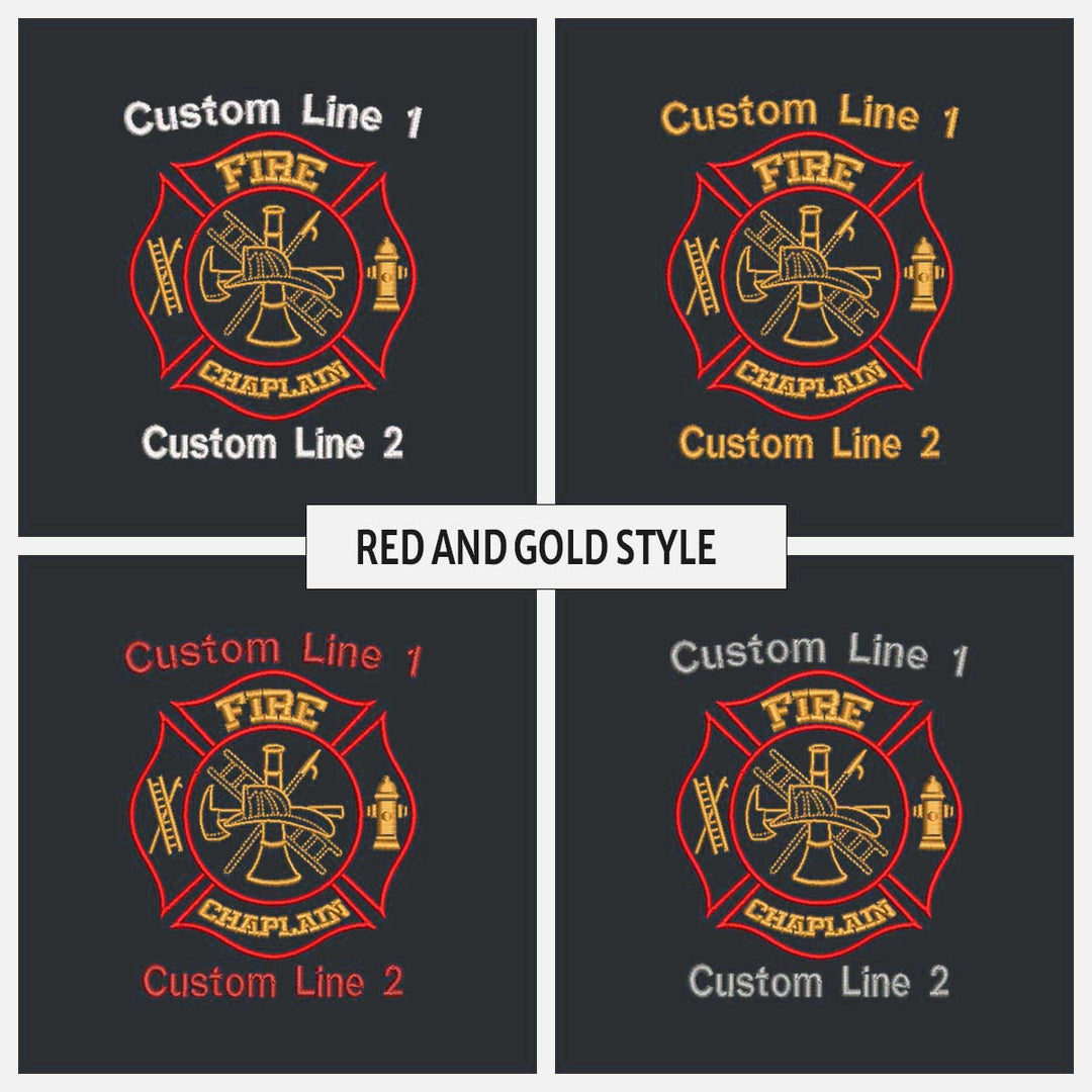 Customized 29L Large Duffel Bag with Fire Chaplain Embroidery