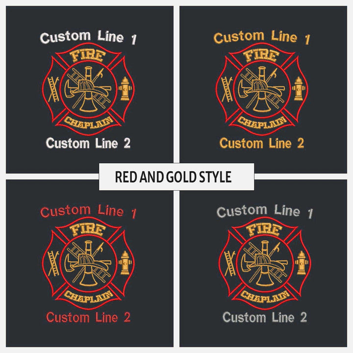 Customized 29L Large Duffel Bag with Fire Chaplain Embroidery