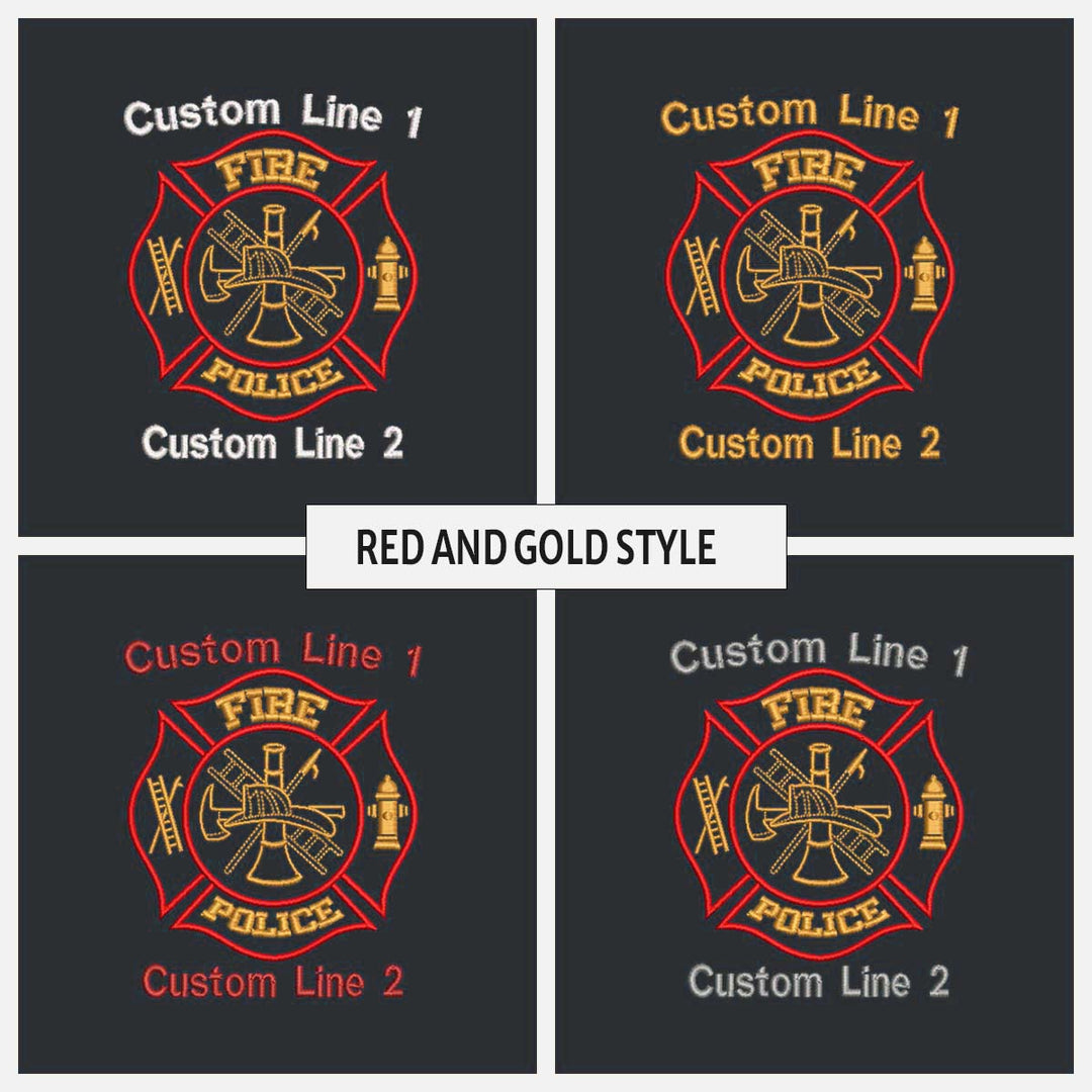 Customized Tactical Duffel Bag with Fire Police Embroidery