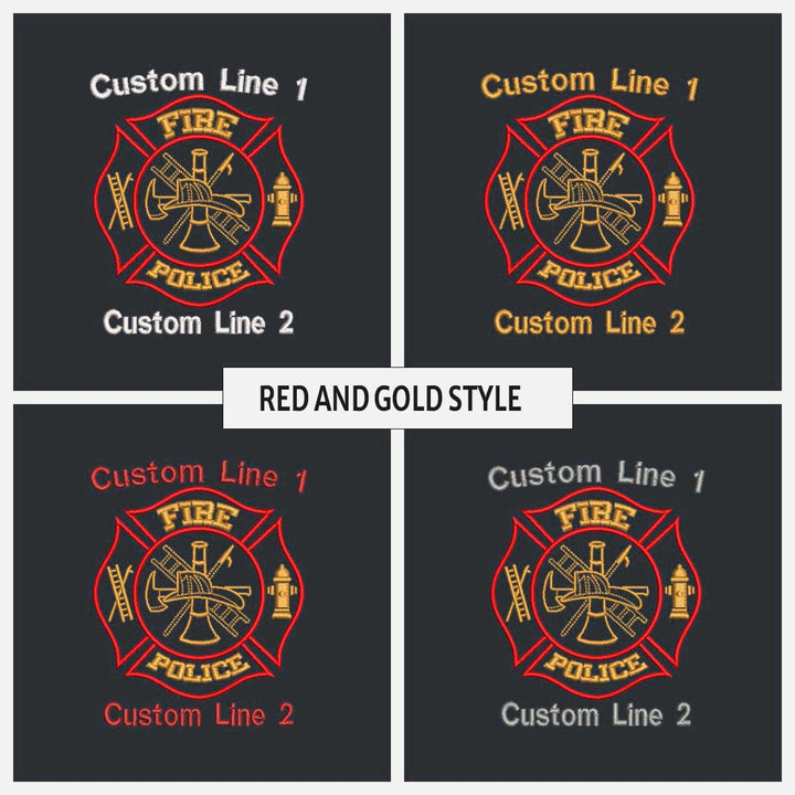 Customized Tactical Duffel Bag with Fire Police Embroidery